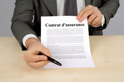 Signature d'un contrat d'assurance